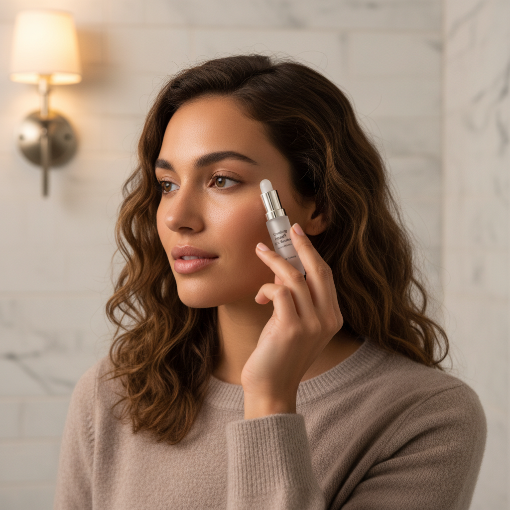 The Cooling Metal Tip Eye Serum Roller – Blush Stone