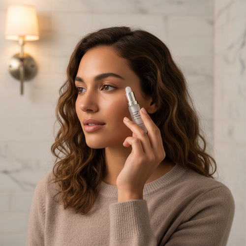 The Cooling Metal Tip Eye Serum Roller – Blush Stone