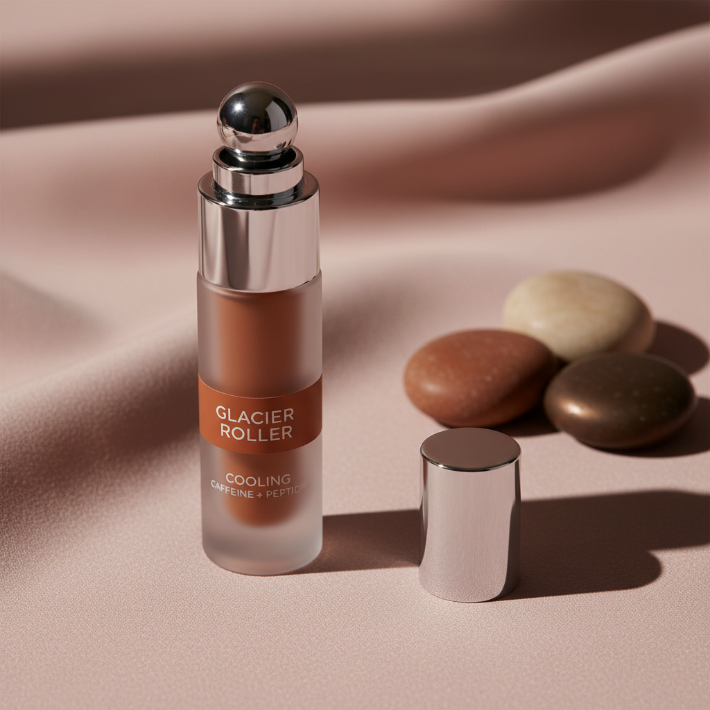 The Cooling Metal Tip Eye Serum Roller – Blush Stone