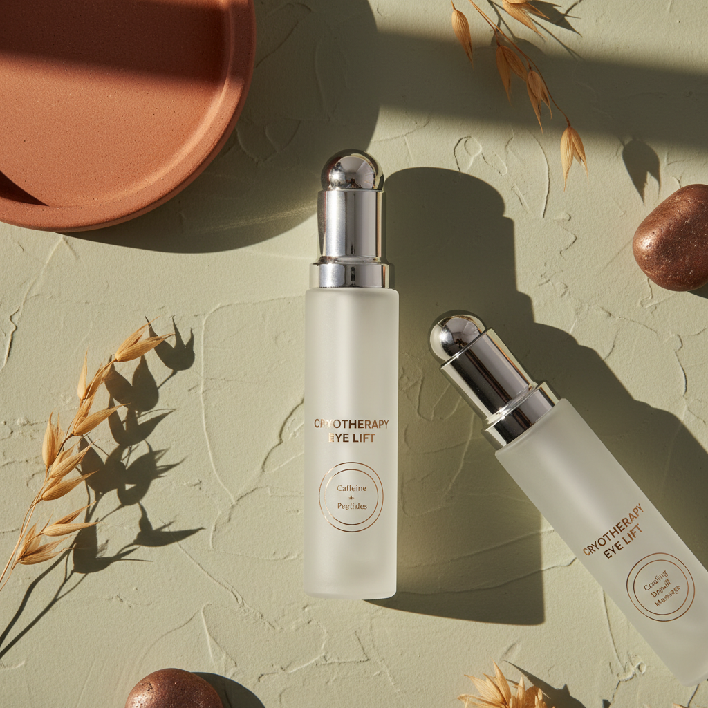 The Cooling Metal Tip Eye Serum Roller – Wheat Terracotta